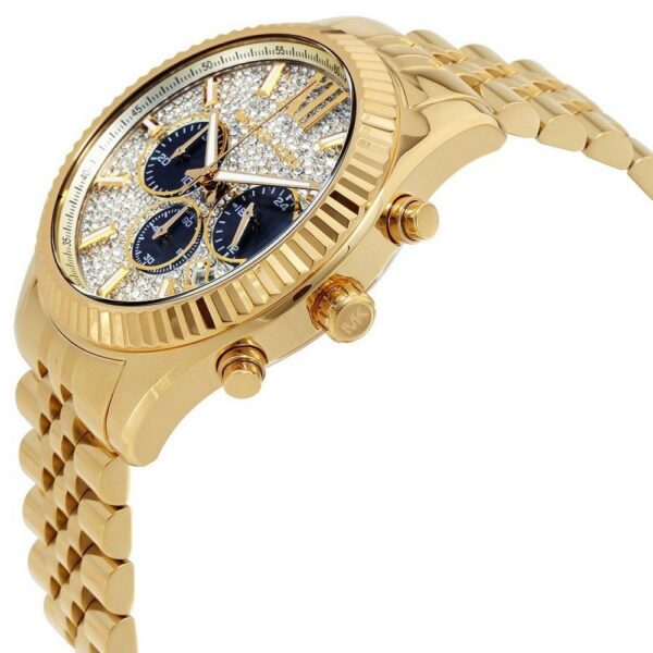 Men's Gold-Tone Lexington Chronograph Watch MK8494 - 图片 2